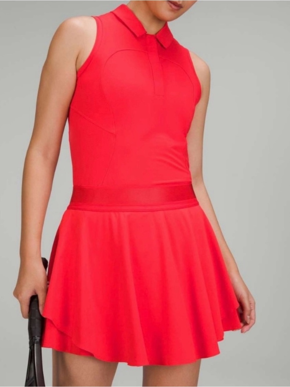 lululemon athletica Women’s Court Rival Tennis Skirt in Bright Coral Red size 6